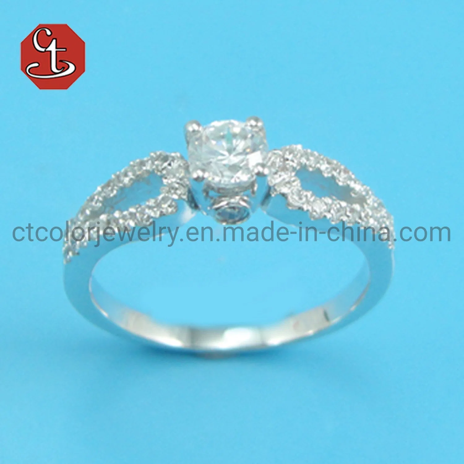 Simple Style Engagement&Wedding Oval Diamond Rings Jewelry For Women Gifts