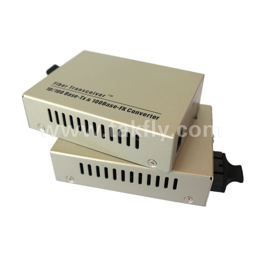 1310 nm Gigabit multimodo SC2km Media Converter con 1 puerto RJ45