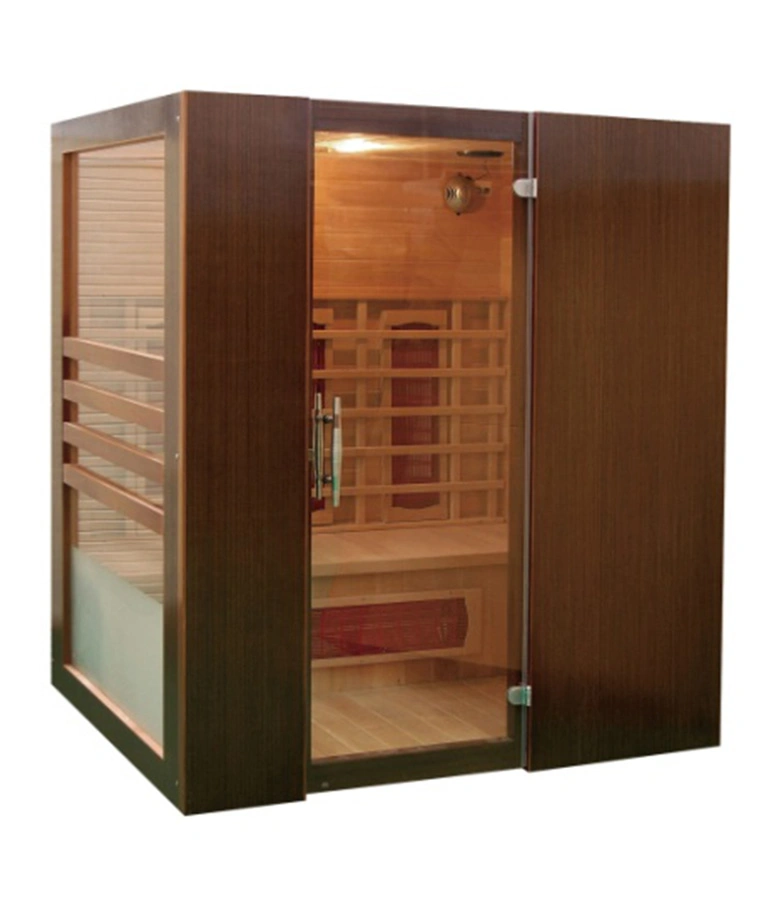 La mejor Venta Joda fábrica Sauna de infrarrojos lejos Cerámica Sauna para 4 personas