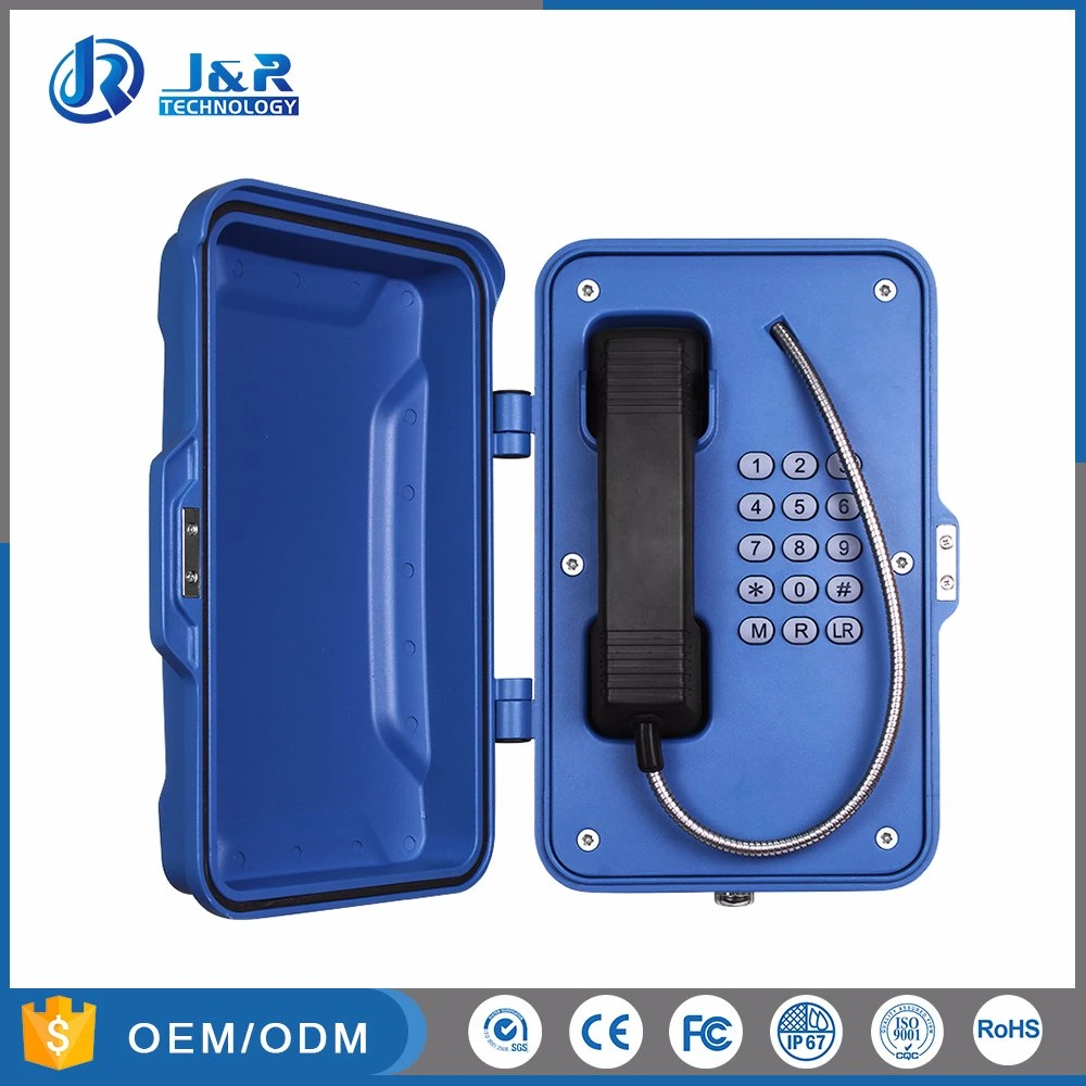 Météo Resistanrt Intercom, plate-forme d'huile Emergecy téléphone, téléphone à usage intensif