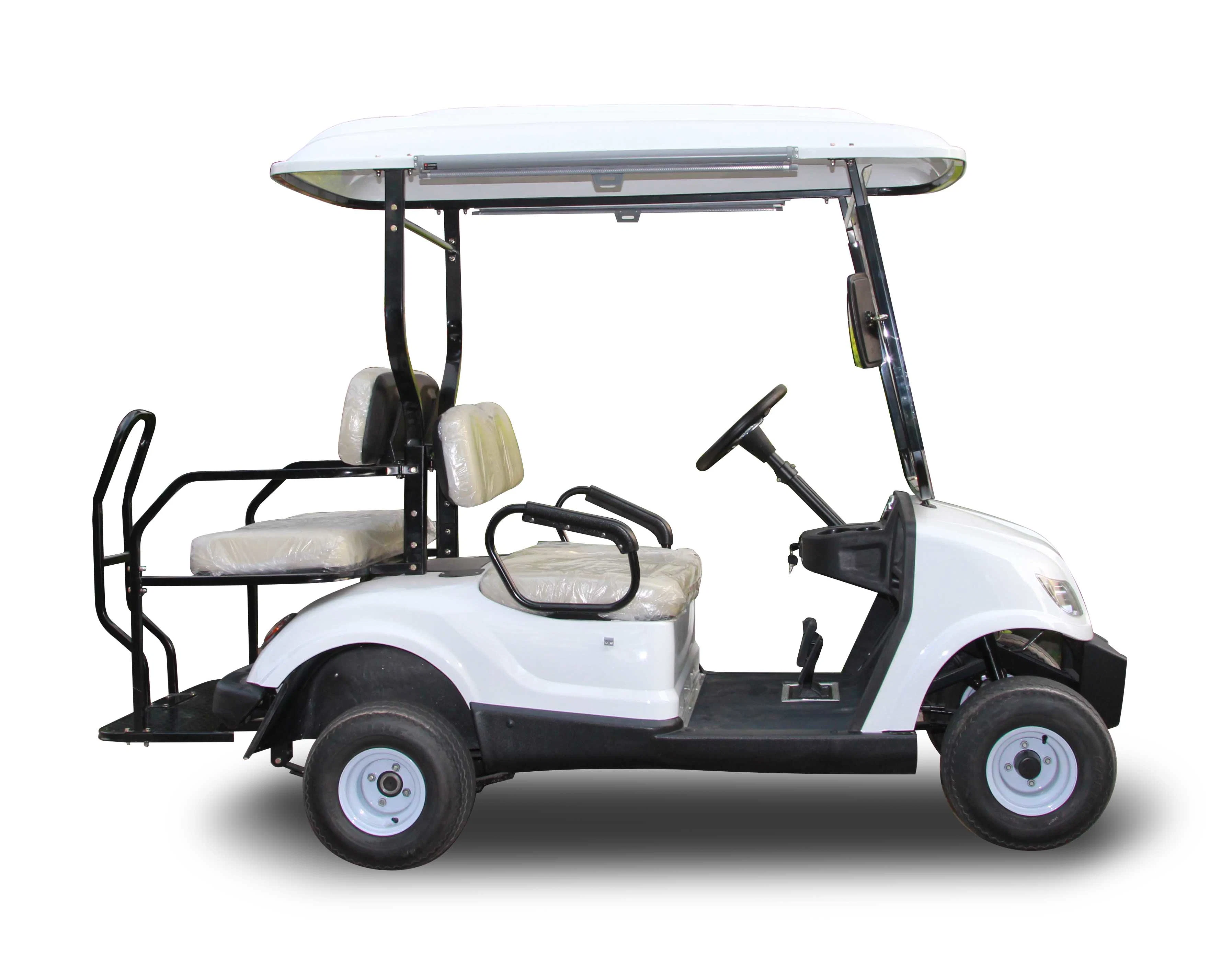 Red 4 Seater Golf Buggy, off Road Electric Golf Cart with Sunshade