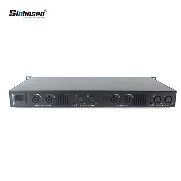 Class D 1u Digital Amplifier K4-450 4 Channels Sound System Audio Equipment