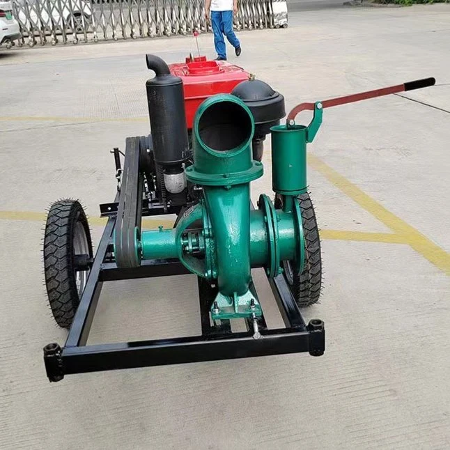 High Pressure Water Centrifugal Sewage Automatic Dewatering Single Cylinder Diesel Engine Pump