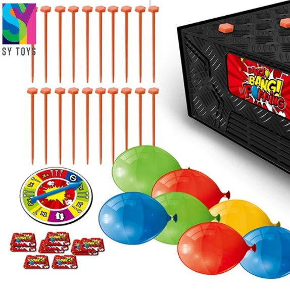 Sy Desktop Games Indoor Birthday Party Game Blast Box Toy Bang Bang Popping Balloon Explosion Game Toys for Kids