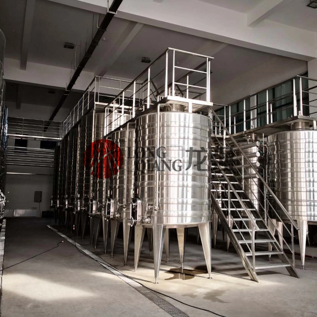 Apple Cider Making Machine Fruit Jam Fruit Vinegar Liquid Fermentation Process Line