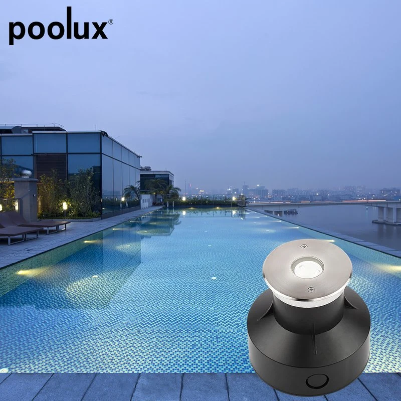 2021 New Upgrade 316 Stainless Steel 3W 67mm IP68 Underwater Inground LED Ponds Light Recessed LED Underwater Light for Engineering