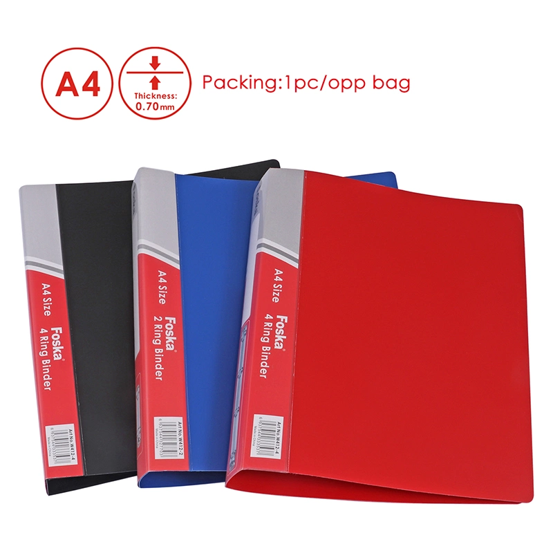 High quality/High cost performance  A4 Plastic Ring Binder Lever Arch File