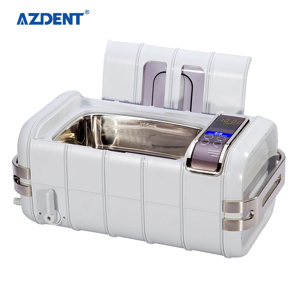 Azdent Supplies Stainless Steel Portable Digital Dental Ultrasonic Cleaner