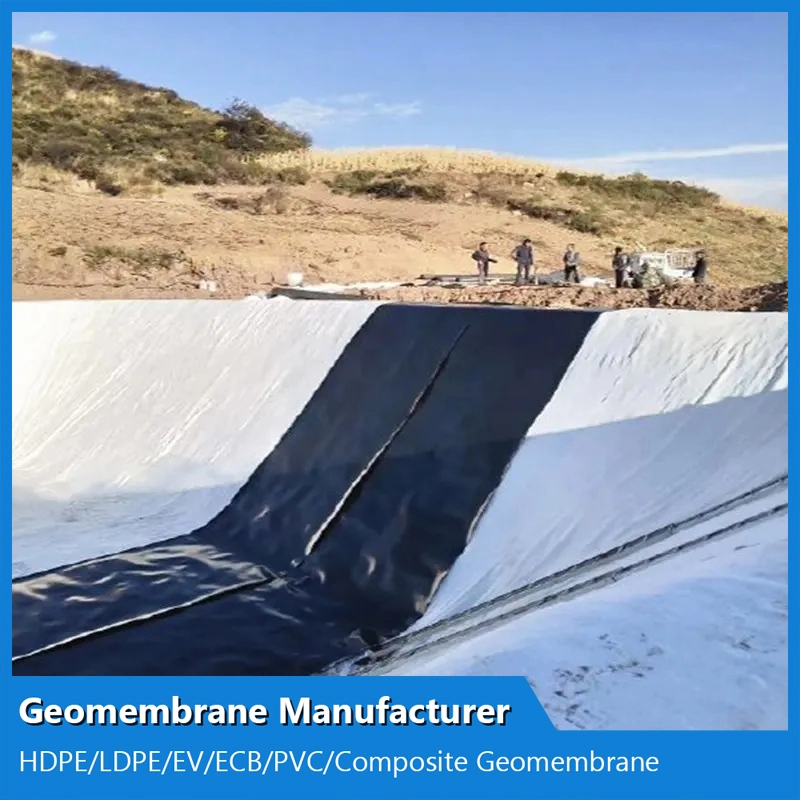 0.5-2mm HDPE Geotextile Liner Composite Geomembrane with Waterproof and Fish Farming Tanks