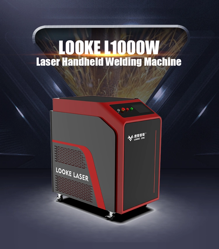 Handheld CNC Faser Laser Schweißmaschine 1000W 2000W 3000W Edelstahl Stahllaser