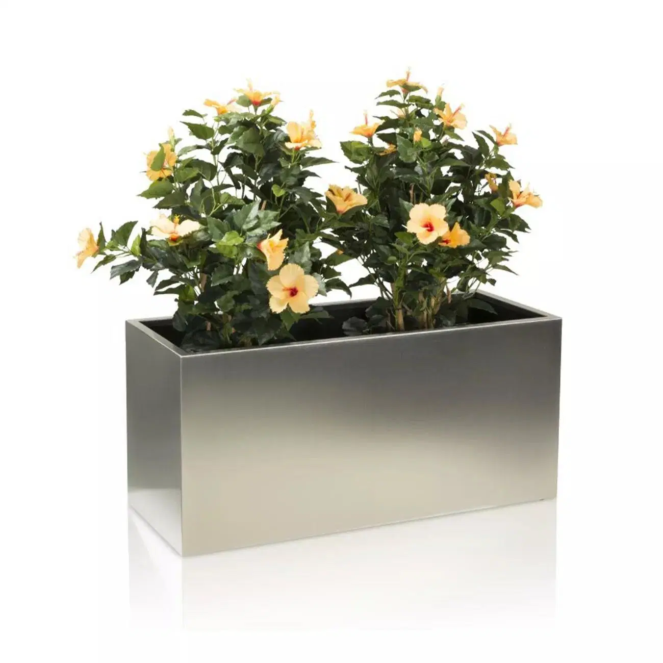 Корпус из нержавеющей стали Flower Pots круглые металлические Flower Pots крытый и открытый Flower Pots