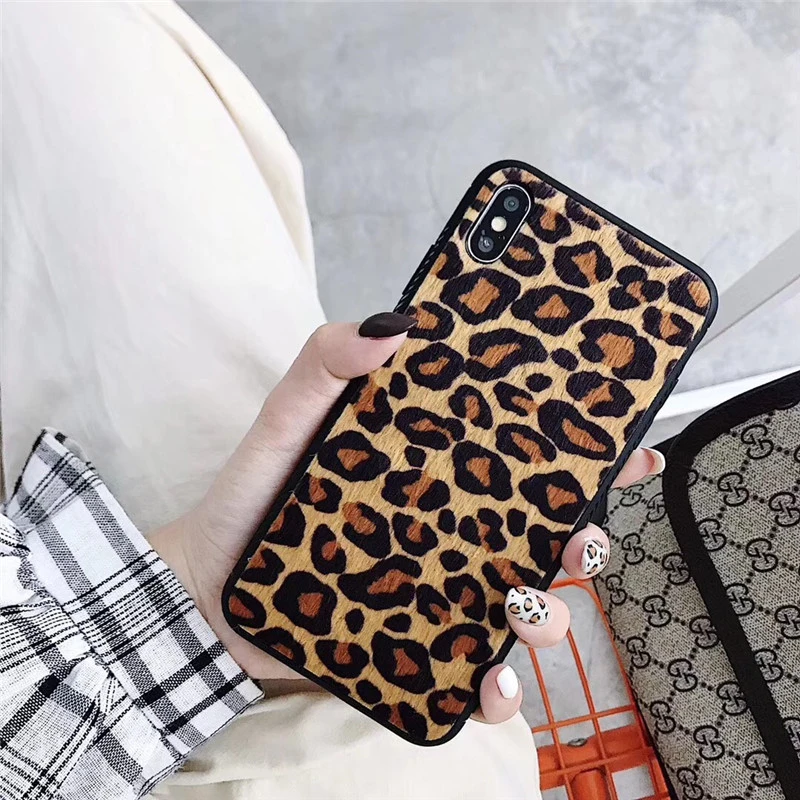 Beliebte Leopard Print Phone Case mit Mode-Design-Muster