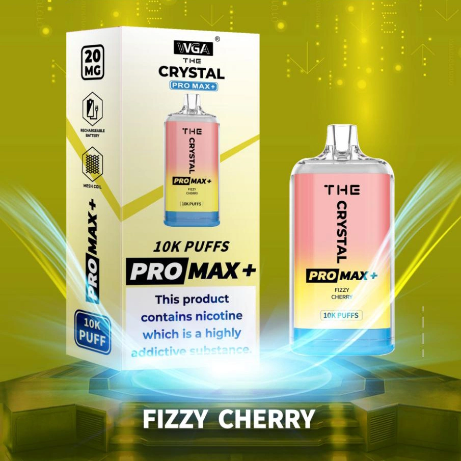 WGA Crystal le 10000 PRO Max+ Mrvi Bar Zbood Kurve Proud Minicup Crzstal PRO Caky ISTA E Vape Disposable/Chargeable Vape