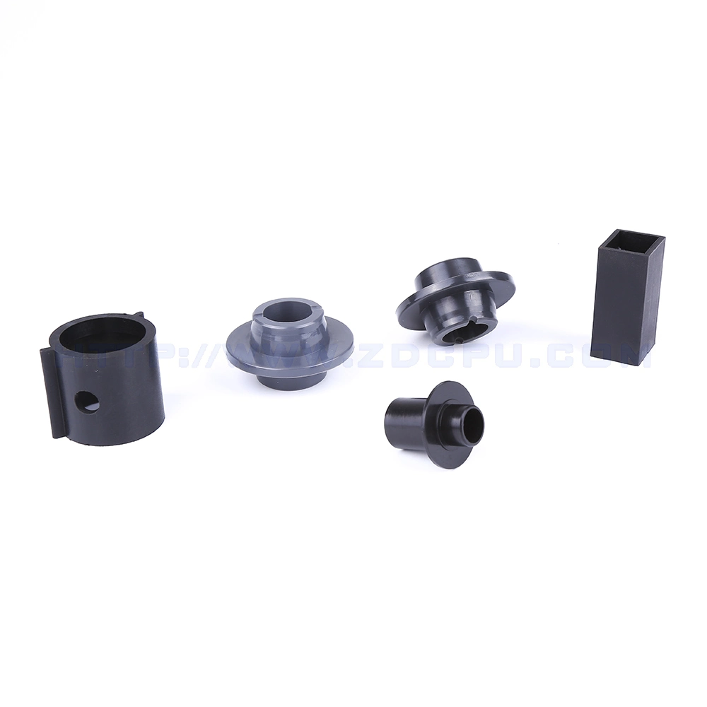 Usinage CNC personnalisé Manchon / Bague / Douille isolant en plastique nylon.