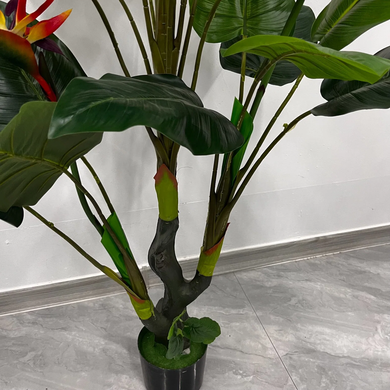 Exquisita auspiciosa ave puede ser la personalización de la muestra, Artificial y plantas decorativas Árbol de flores