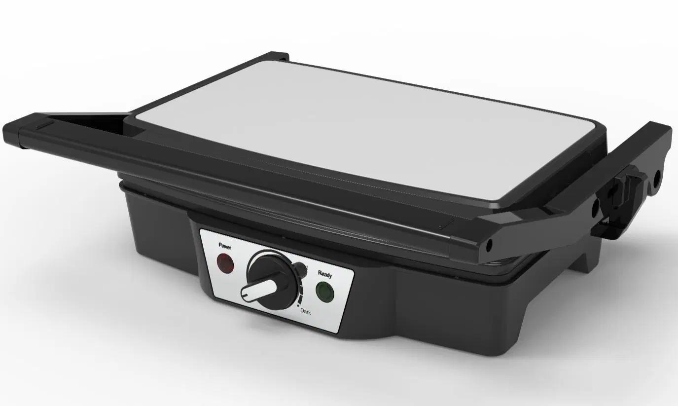 1500 واط كهربائي التدخين أقل BBQ Griddle Non-Stick Coating Contact Grill