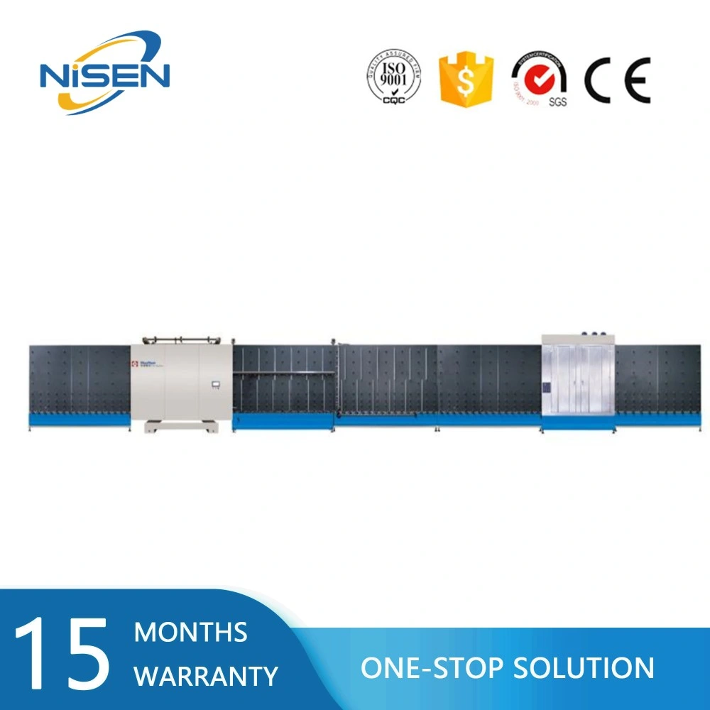 Nisen Lb2200W عزل الزجاج آلة الزجاج عمودي الغسيل والتجفيف خط إنتاج الزجاج المزدوج للماكينة