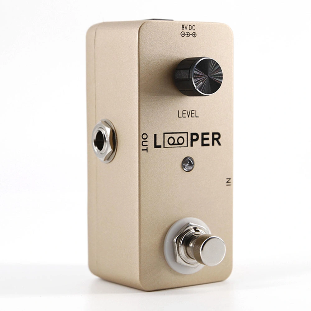 Mini Looper Electric Guitar Effect Pedal Full Metal Shell Max 5 Minutes Recording Time One Footswitch Control Guitar