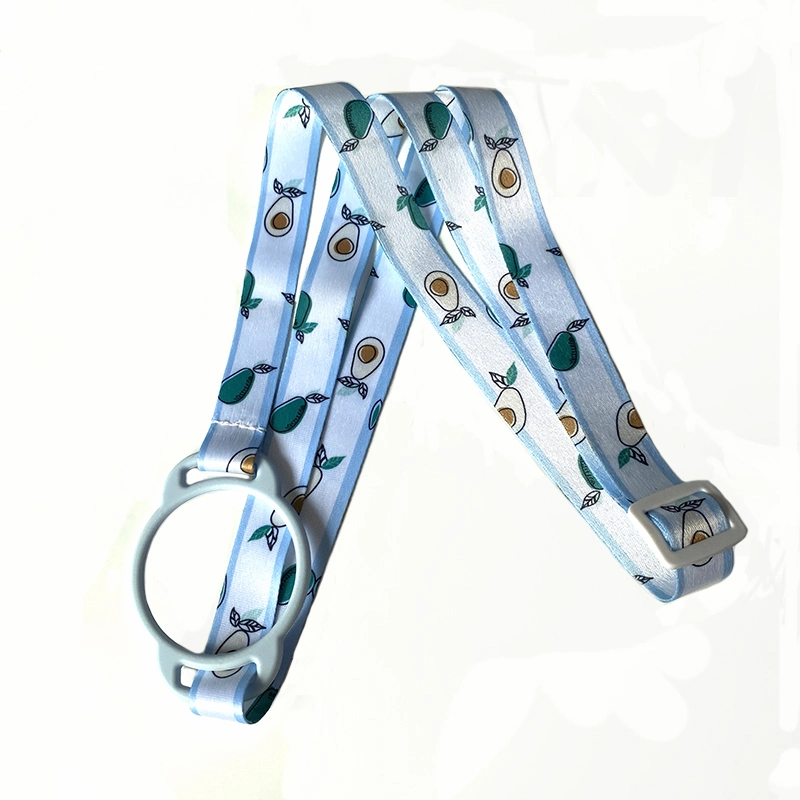 Wholesale/Supplier Adjustable Sublimation Printed Water Bottle Holder Lanyard Outdoor Neck Strap with Custom Logo