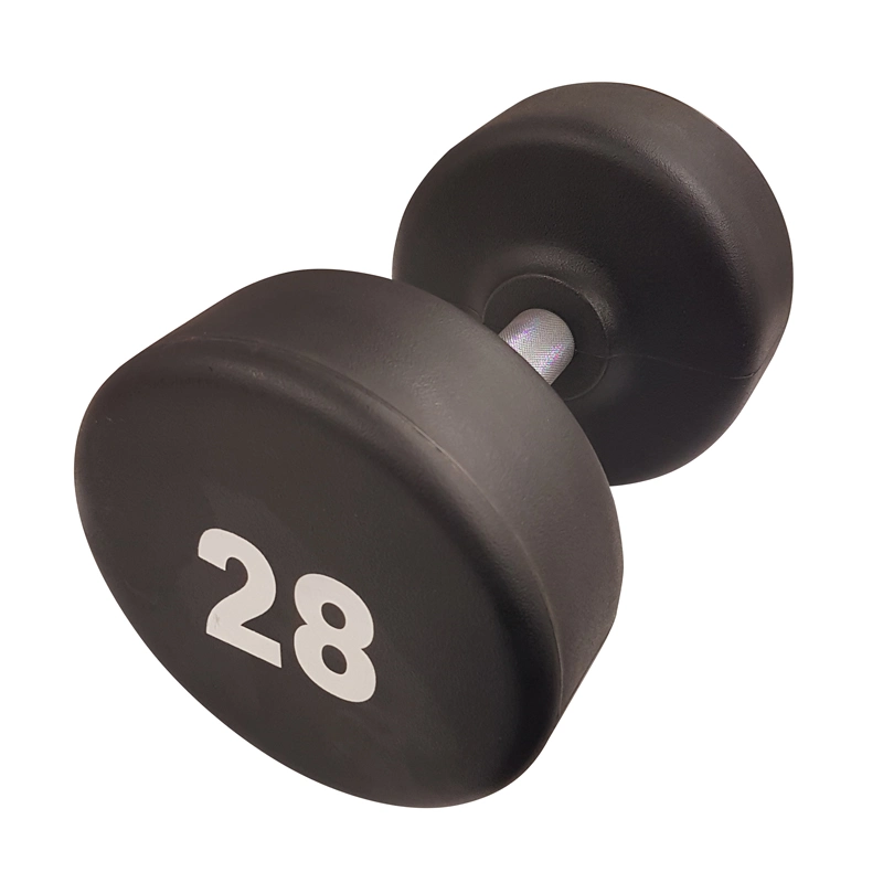 High Quality Eco Friendly CPU Wholesale Equipment Gym Fitness Urethane Round Head Dumbbell