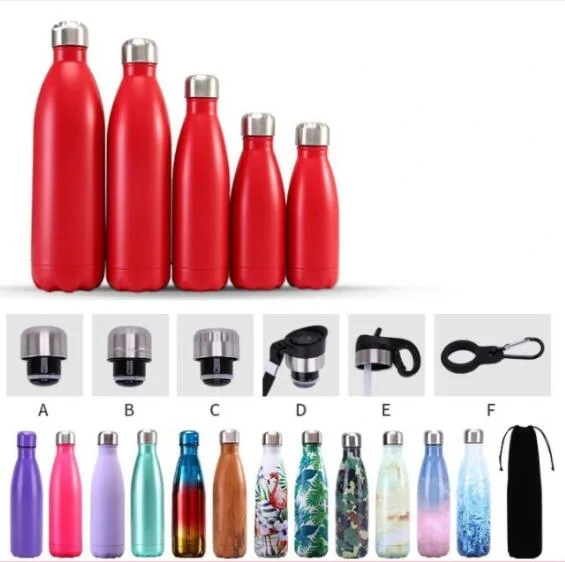 Warehouse Insulated Sport Water Bottle Stainless Steel 500ml White Blank Sublimation Cola Water Bottle