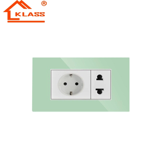 Unique Design 16A Germany Socket+1 Gang 1 Way Easy to Install