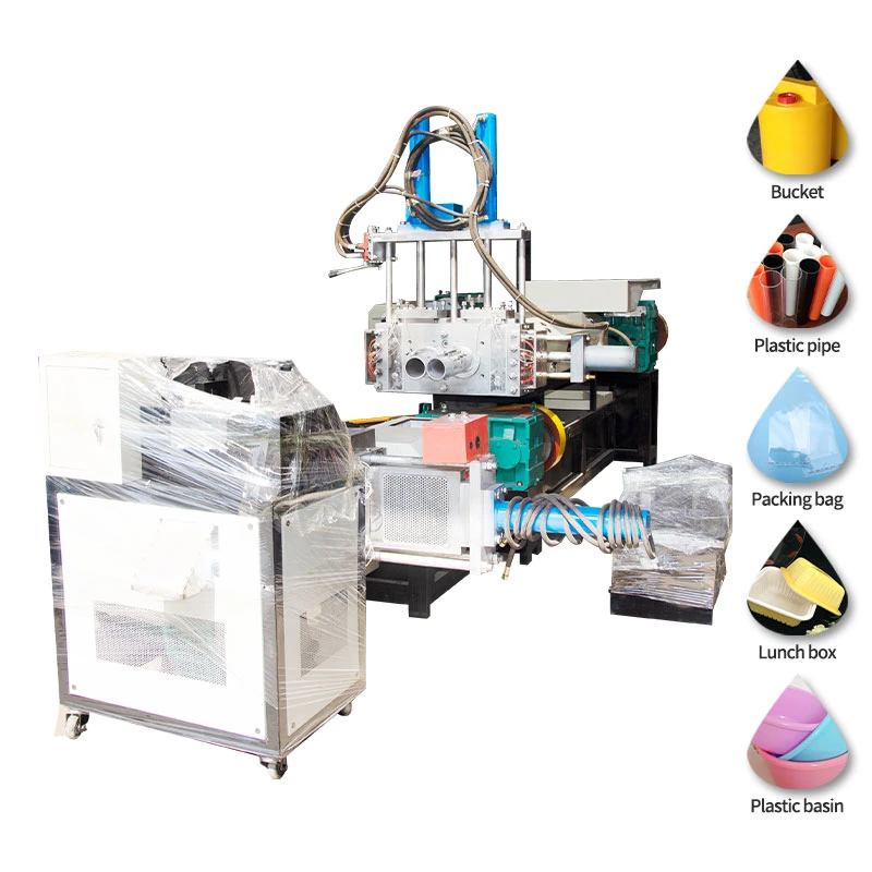 Factory Directly Plastic Granule Crusher Cutter Extruder Plastic Recycling Machine for Sale