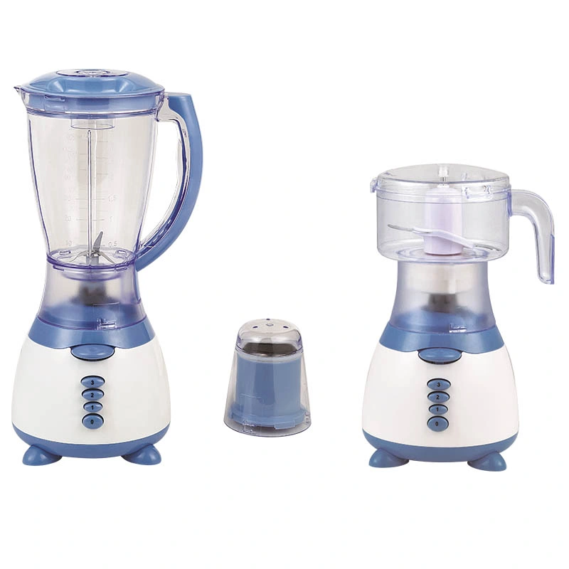 جهاز منزلي 3 في 1 في التشغيل مع آلة تحضير ساحق الثلج Soothie خلاط مع مفرمة Grind Blender Mixer SKD /CKD التعبئة