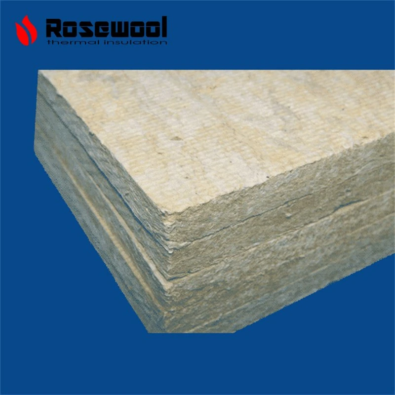 60-150 Kg/M&sup3; 50mmx600X1200 Rock Wool Board for Thermal Insulation, Sound Absorption