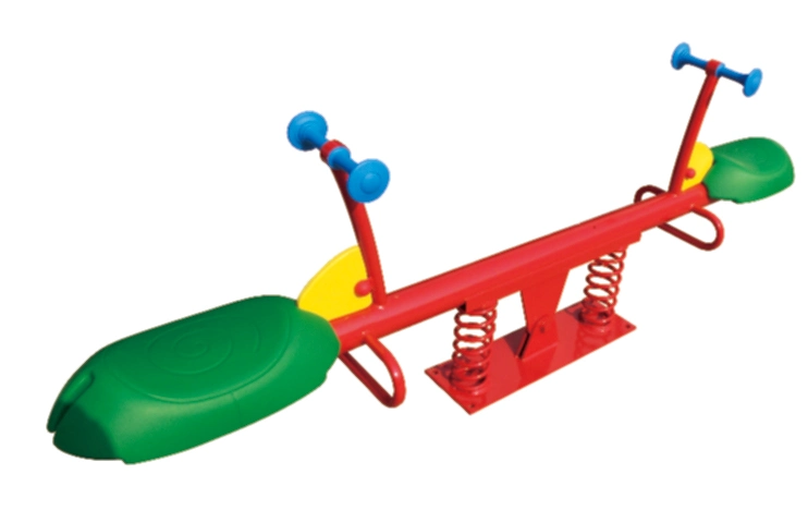 Funny Cartoon Outdoor Playground Rocking Plastic Seesaw Amusement Equipment