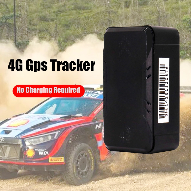 Accesorios para vehículos Negro 4G GPS Magneto GPS Tracker larga vida GPS de coche de batería Localizador portátil para motocicletas camión Autobús