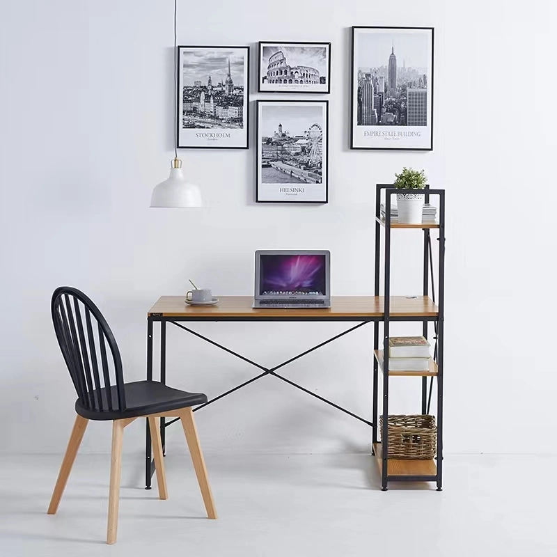 Muebles de Salón el marco de metal de la Oficina de escritura de madera escritorios Escritorio para el hogar y oficina