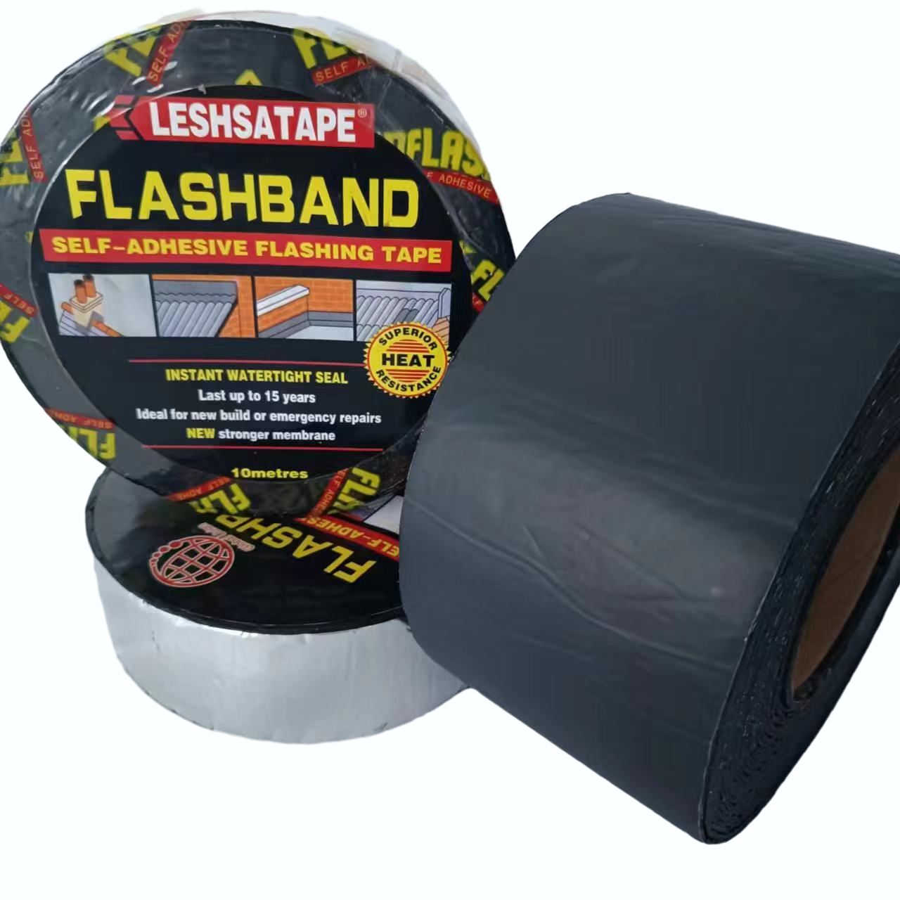 Self-Adhesive Bitumen Flashing Tape for Sealing and Waterproofing Board Joints and Roof