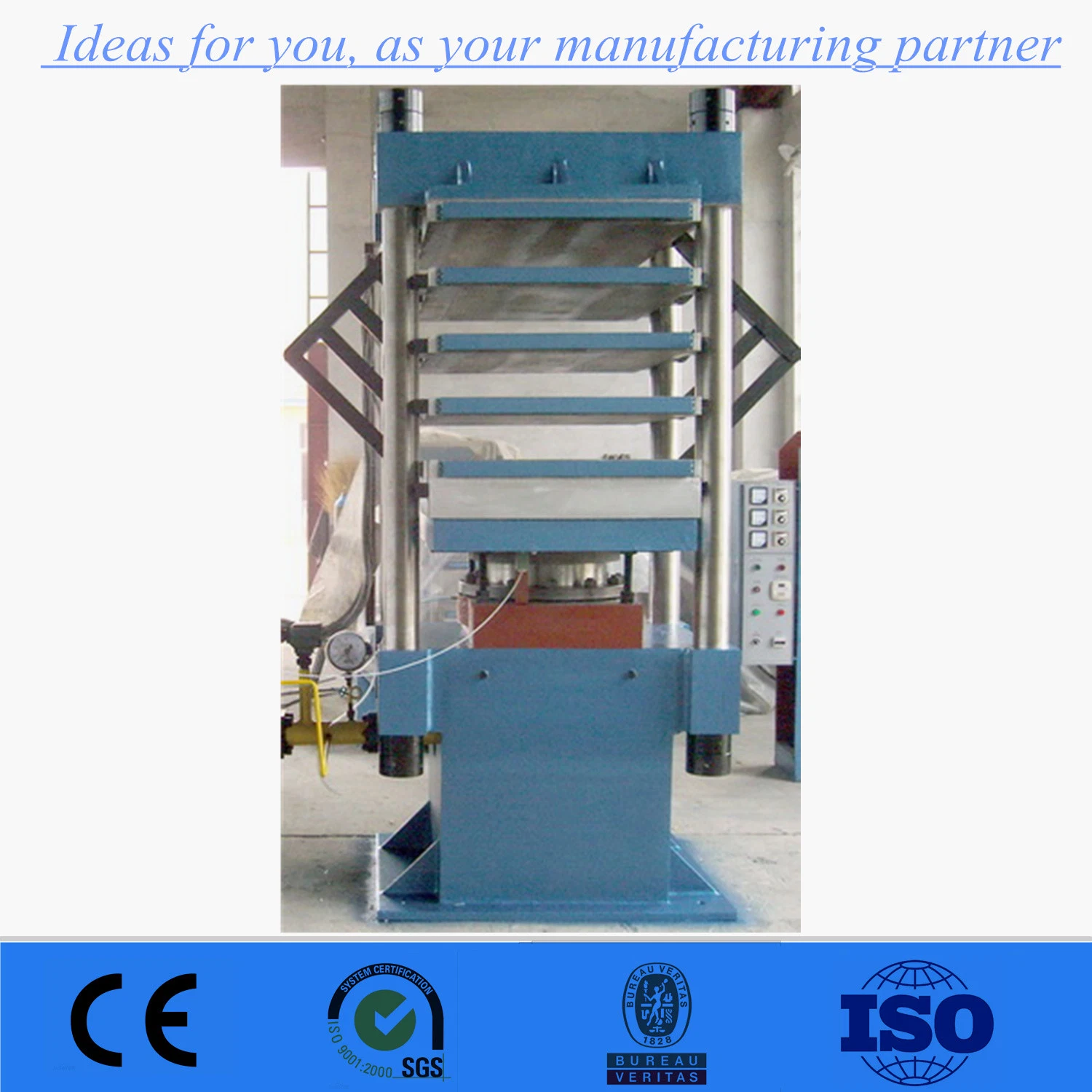 EVA Sheet Foaming Shoe Sole Hydraulic Press Vulcanizing Machine