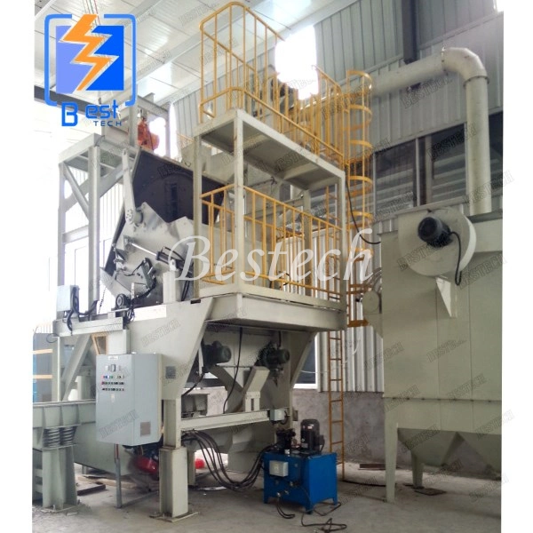 Auto Tilt Drum Shot Blasting Equipment Machine/Abrator