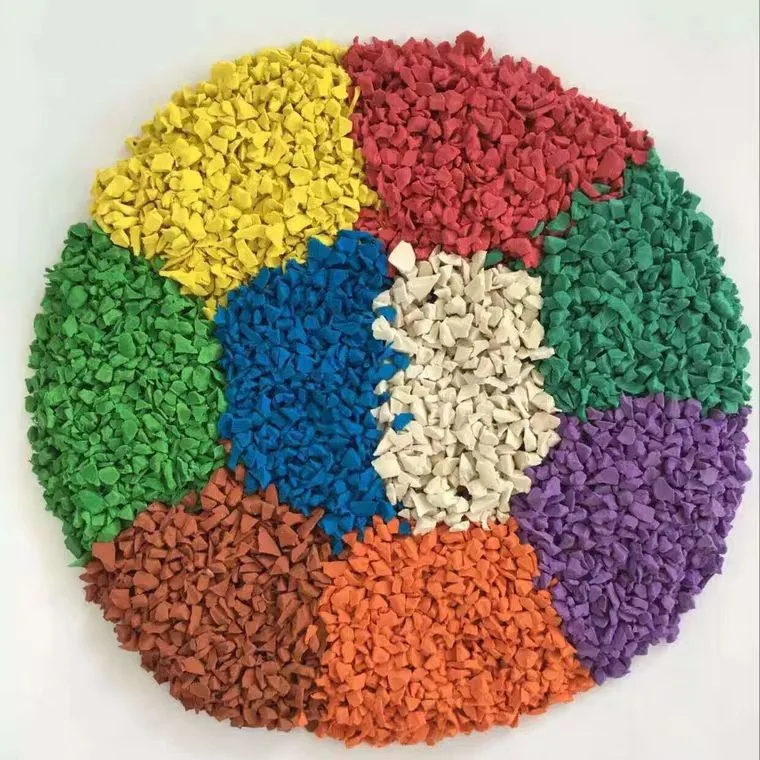 Colorful EPDM Rubber Granules for Running Track /Playground/Kindergartens/Fitness Pathway with Shock