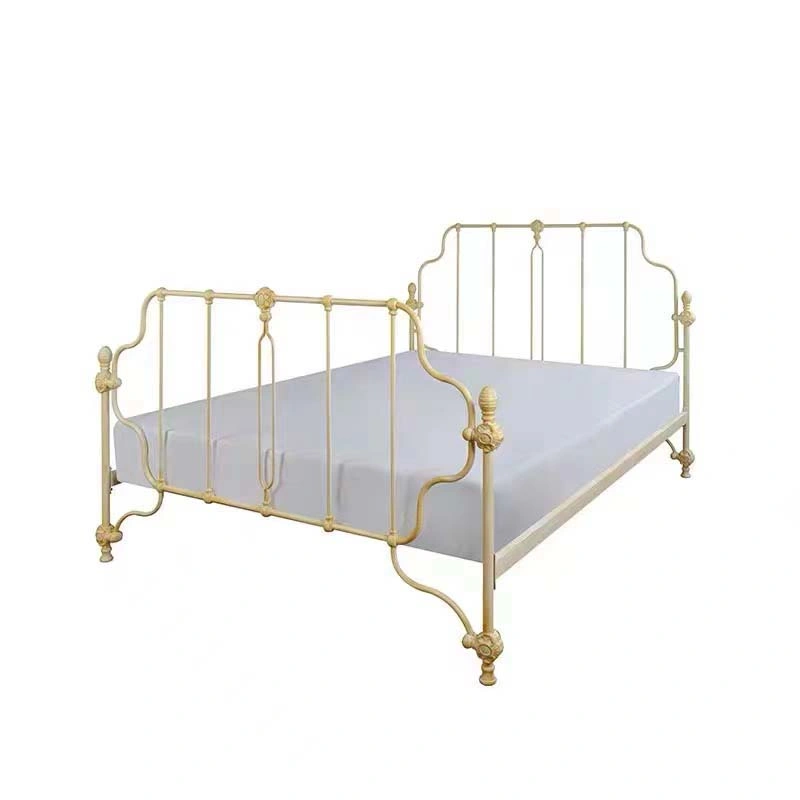 French Minimalist Home Dormitory Vintage Bed