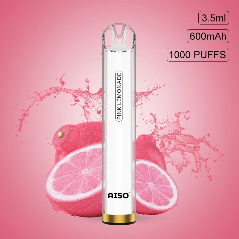 Aiso Ecigs with Transparant Glowing 3.5ml 600mAh Battery 1000puffs Pen Style vapes