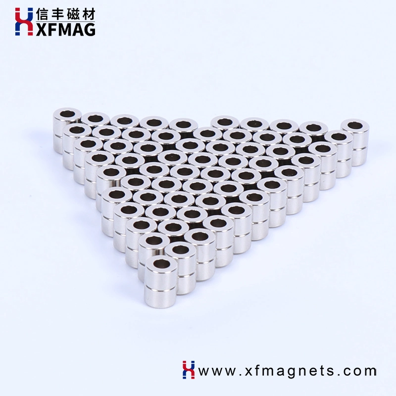 Zylinderring Sh Serie Sintered Nickel Coating Magnete Stark Permanent Neodym NdFeB Magnet