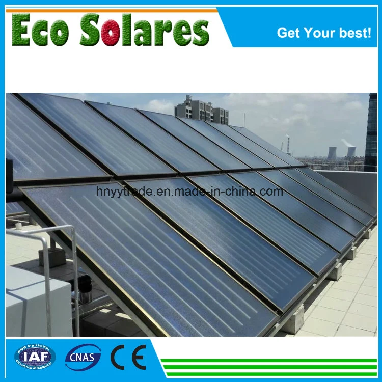 Vietnam Flat Plate Solar Collector Project for Hotel Hot Water Supplying