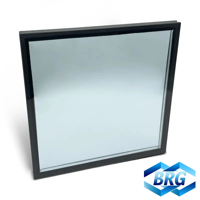 Low E Clear Tempered Glass Double Silver Insulating Glass