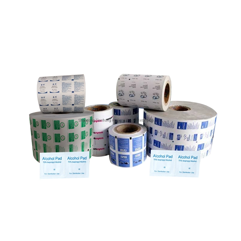 Wet-Wipe Packaging/Antipyretic Packagine/Eye Paste Packing Sachet Material Paper Roll