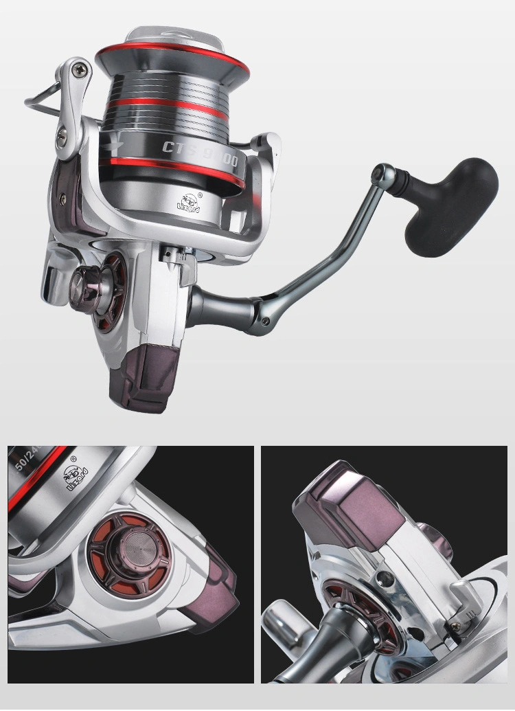 9000/10000/12000 Size Full Metal Spool Spinning Big Sea Fishing Reel for Carp Salt Water