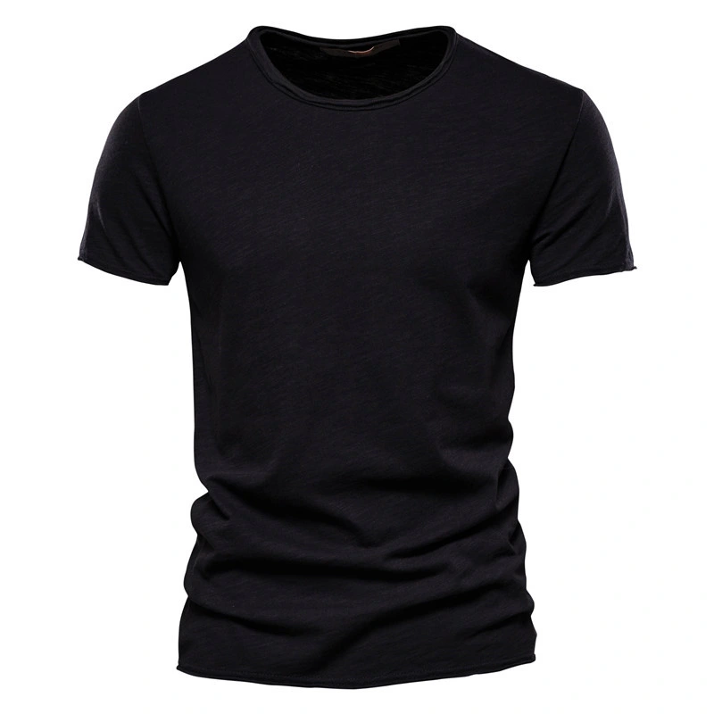 Custom Guangzhou Factory Cheap Man Apparel Bamboo Cotton Tee Shirts