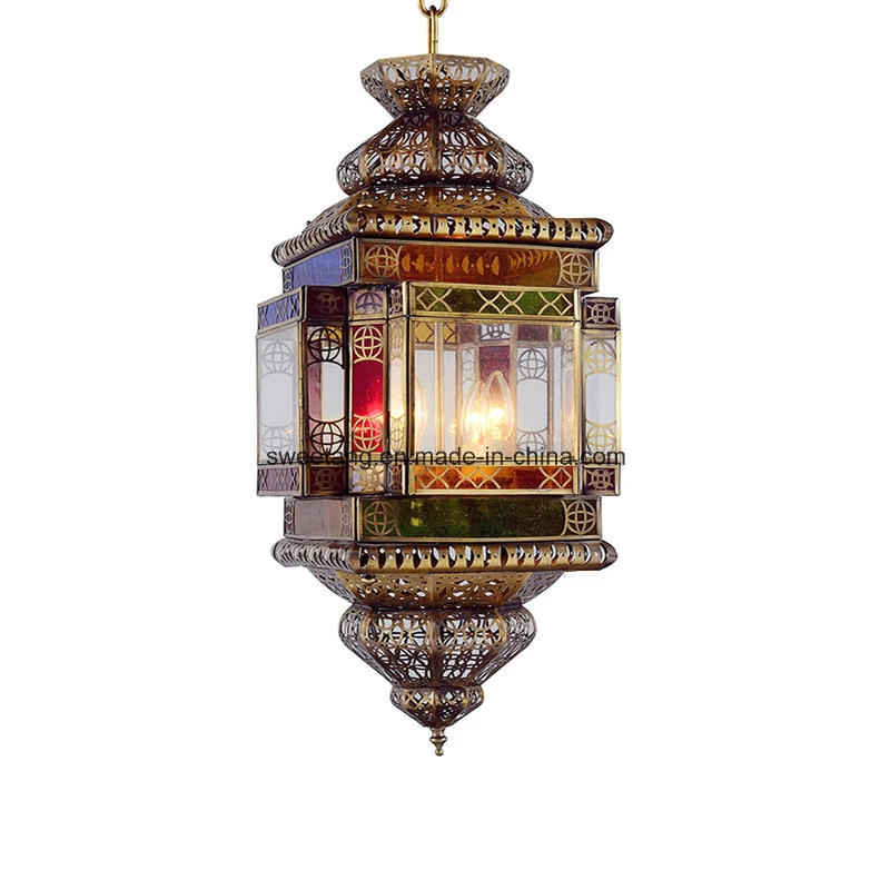 Moroco Style Copper Pendant Light for Indoor Decoration Lighting