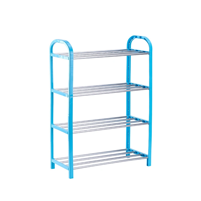 Modern Home Simple Metal Space Saving Rotary Shoes Cabinet Shoe Rack Organizer