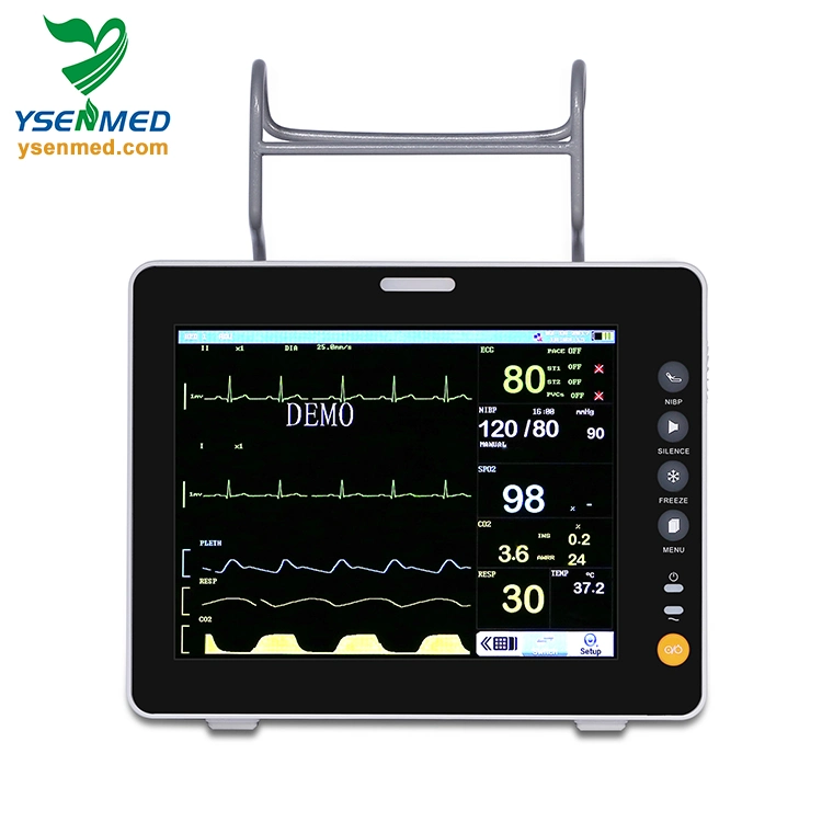 Yspm60b Medical Hospital 6 Parameters Multi Parameter Patient Monitor