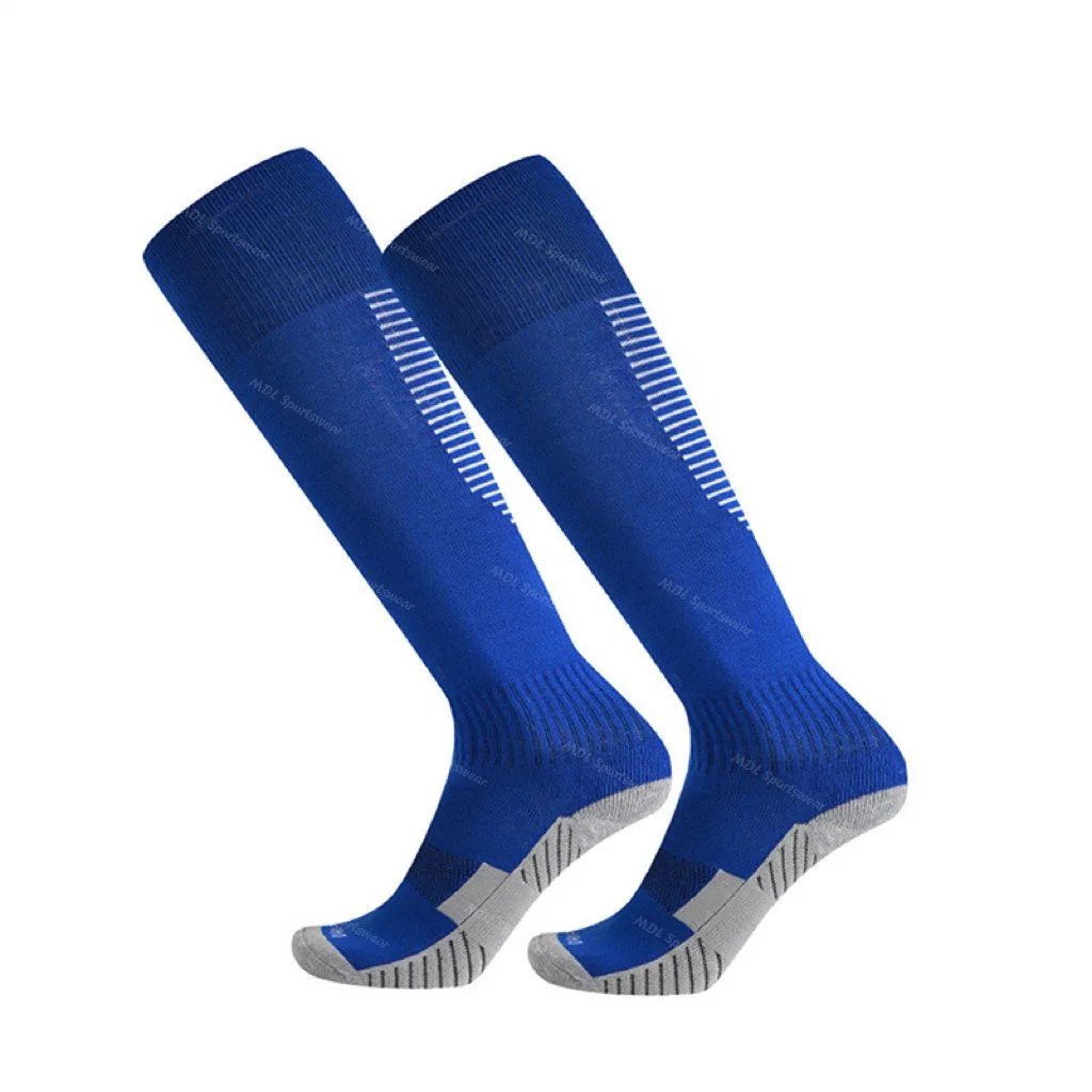 Cushion Football Socks for Men and Women Ruby Cotton Sport Socks for Soccer and Football