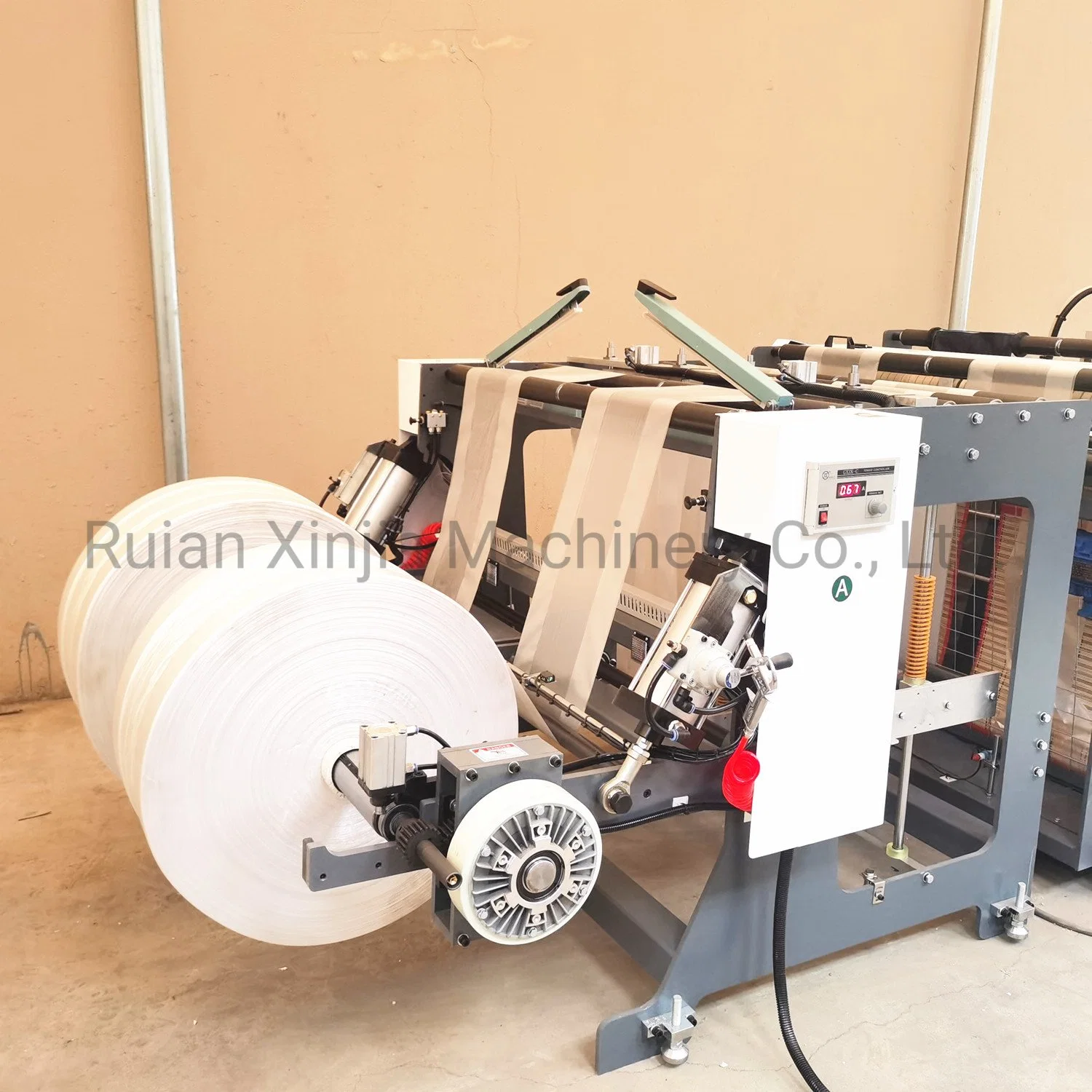 400X2 High Speed Polythene Bag Making Machine Manual Shoper Making Machine