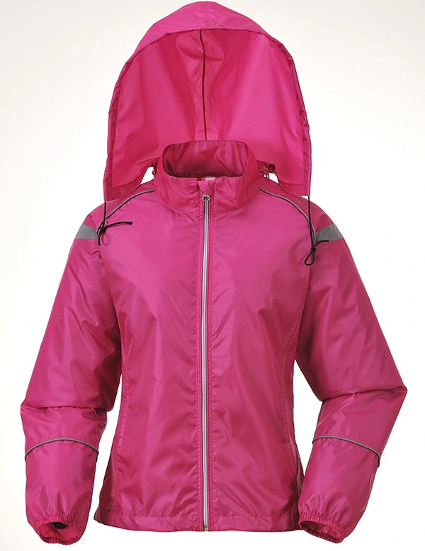 Outdoor Jacket Slim Hoodie Waterproof Wind Coat for Women
